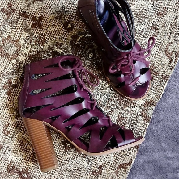 Call It Spring Shoes Call It Spring Gladiator Lace Up Heels Poshmark